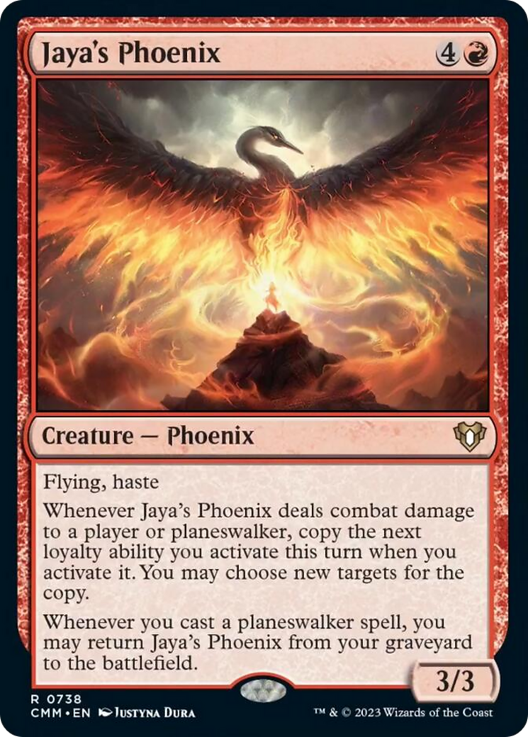 Jaya's Phoenix [Commander Masters] | Exor Games Dartmouth