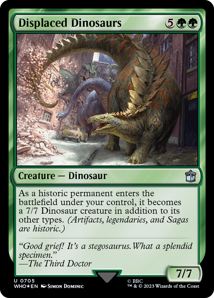 Displaced Dinosaurs (Surge Foil) [Doctor Who] | Exor Games Dartmouth