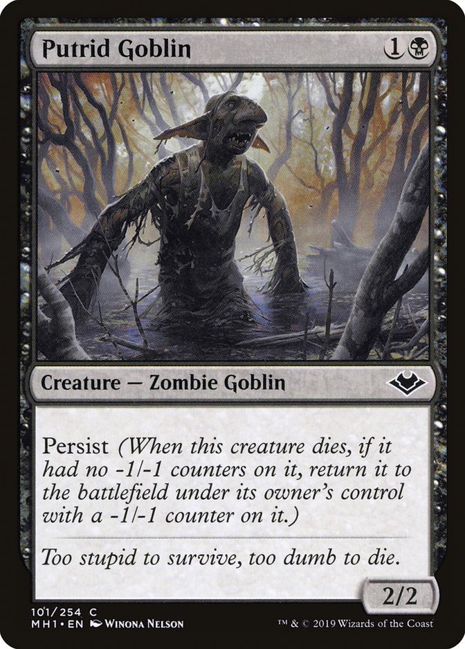 Putrid Goblin [Modern Horizons] | Exor Games Dartmouth