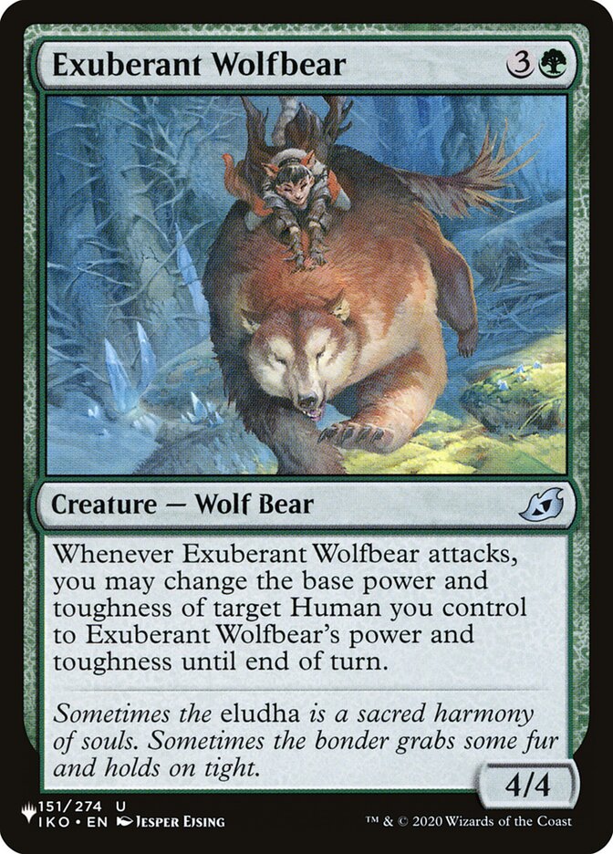 Exuberant Wolfbear [The List] | Exor Games Dartmouth