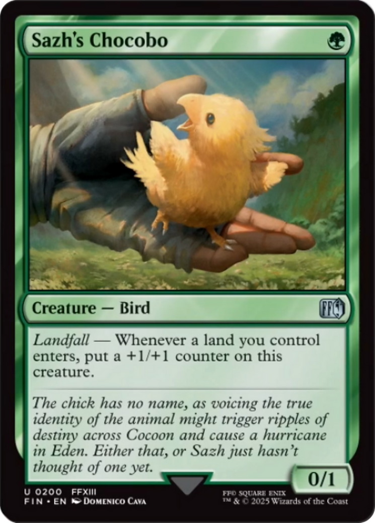 Sazh's Chocobo [FINAL FANTASY] | Exor Games Dartmouth