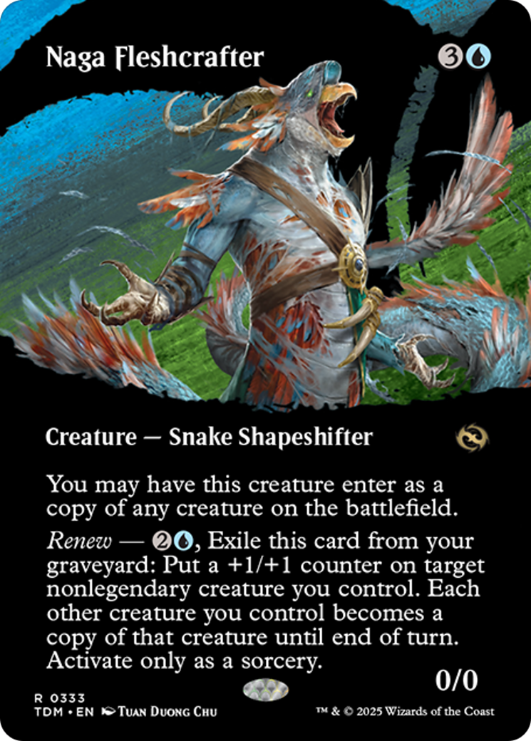 Naga Fleshcrafter (Borderless) [Tarkir: Dragonstorm] | Exor Games Dartmouth