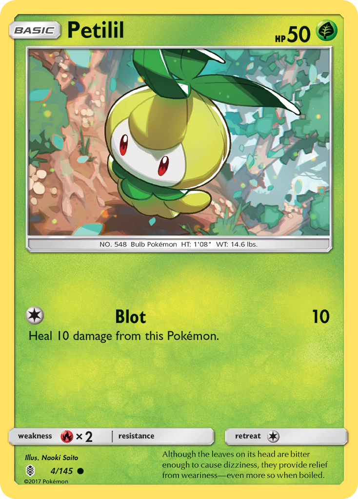 Petilil (4/145) [Sun & Moon: Guardians Rising] | Exor Games Dartmouth