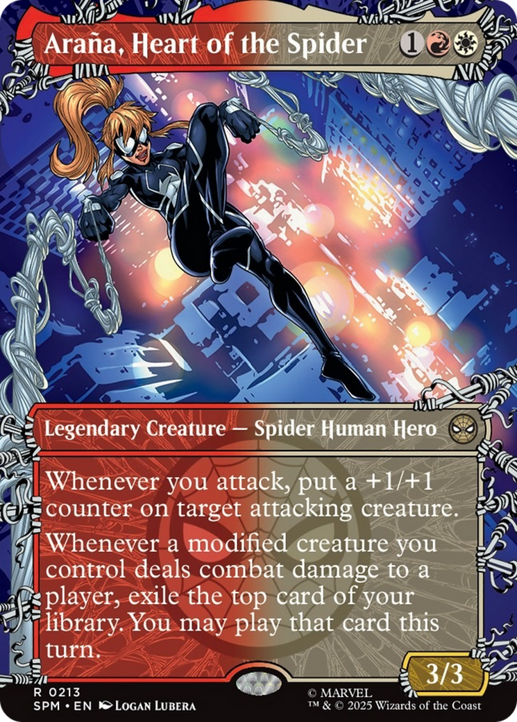 Arana, Heart of the Spider (Borderless) [Marvel's Spider-Man] | Exor Games Dartmouth