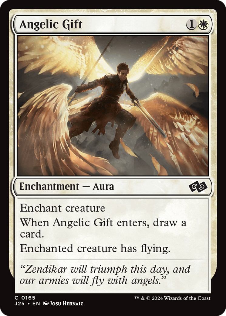 Angelic Gift [Foundations Jumpstart] | Exor Games Dartmouth