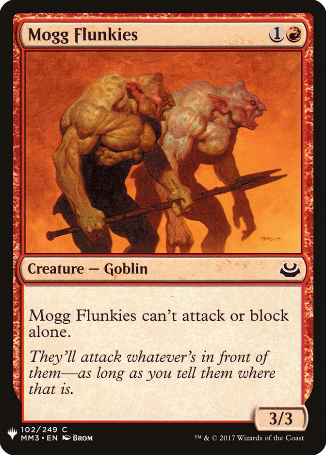 Mogg Flunkies [Mystery Booster] | Exor Games Dartmouth