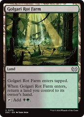 Golgari Rot Farm [Duskmourn: House of Horror Commander] | Exor Games Dartmouth