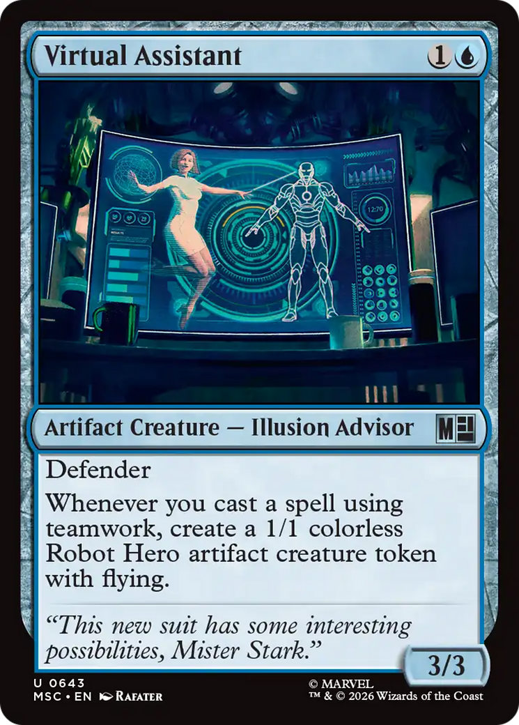 Virtual Assistant [Marvel Super Heroes Commander] | Exor Games Dartmouth