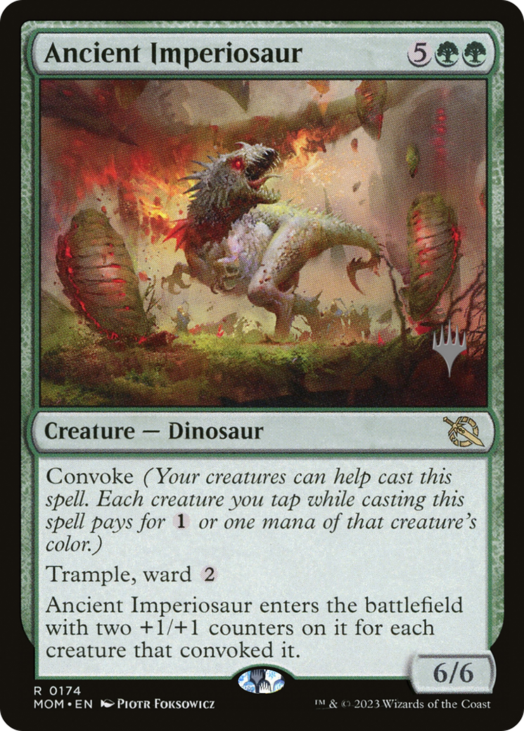 Ancient Imperiosaur (Promo Pack) [March of the Machine Promos] | Exor Games Dartmouth