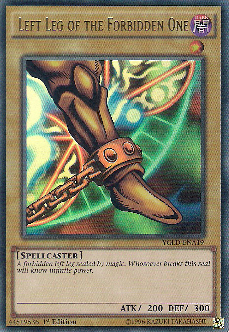 Left Leg of the Forbidden One [YGLD-ENA19] Ultra Rare | Exor Games Dartmouth