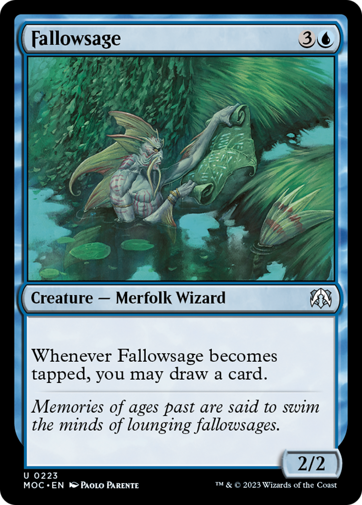 Fallowsage [March of the Machine Commander] | Exor Games Dartmouth
