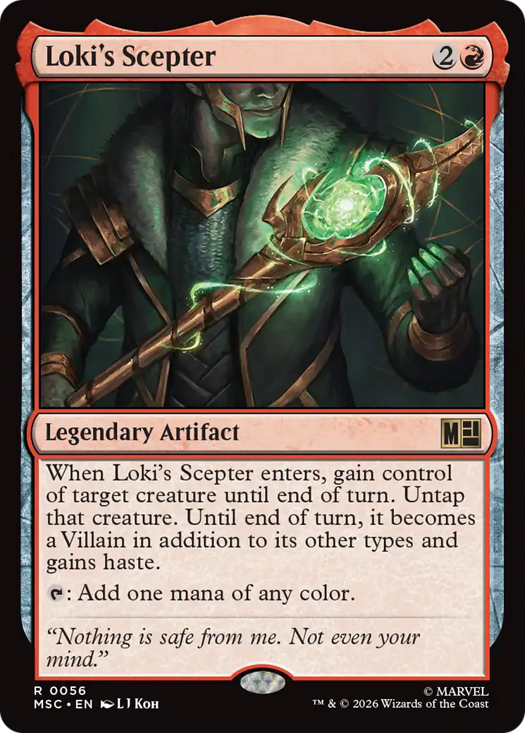 Loki's Scepter [Marvel Super Heroes Commander] | Exor Games Dartmouth