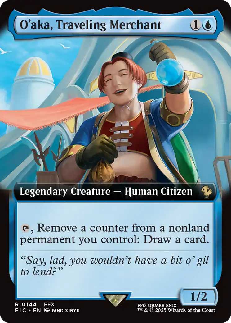 O'aka, Traveling Merchant (Extended Art) [FINAL FANTASY Commander] | Exor Games Dartmouth