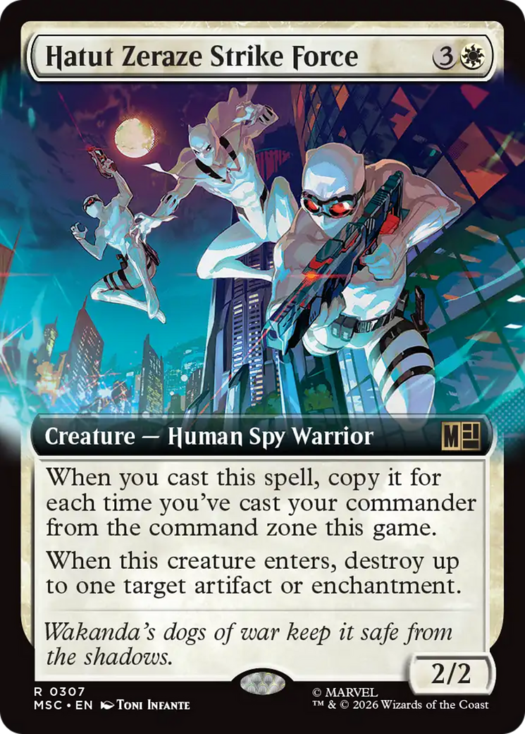 Hatut Zeraze Strike Force (Extended Art) [Marvel Super Heroes Commander] | Exor Games Dartmouth