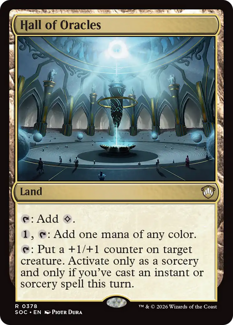 Hall of Oracles [Secrets of Strixhaven Commander] | Exor Games Dartmouth