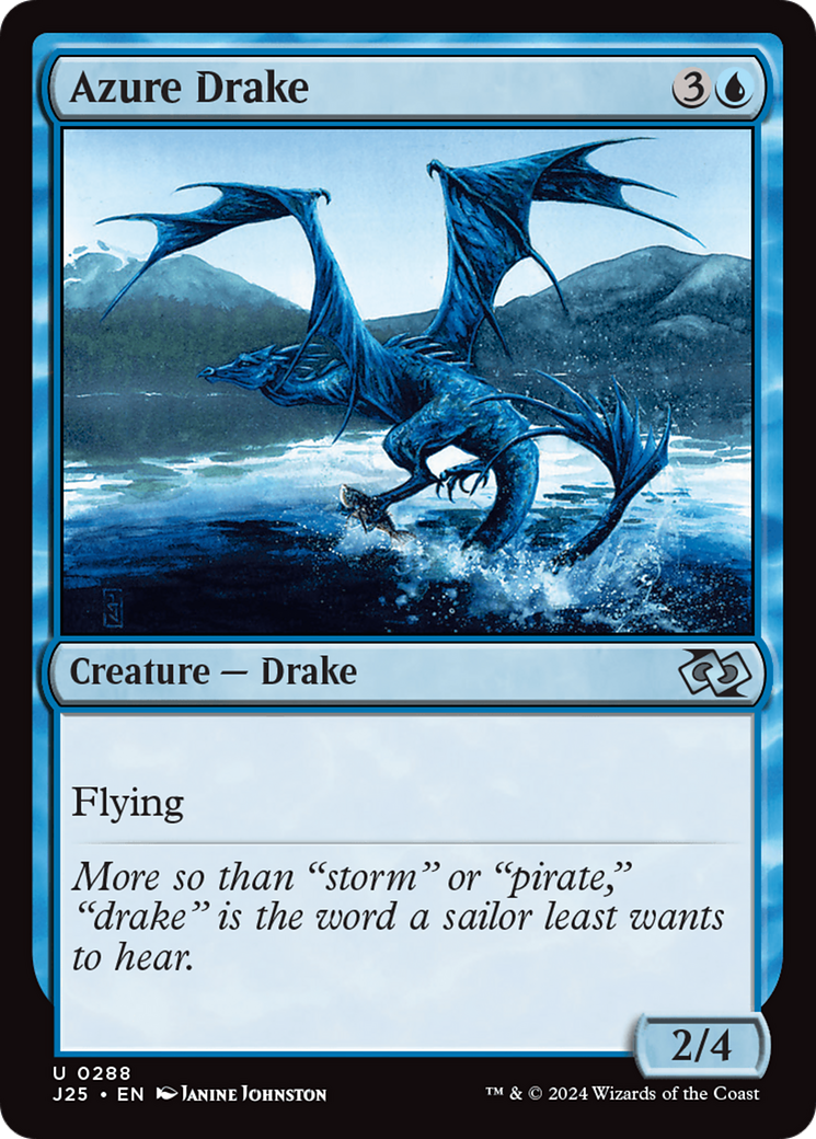 Azure Drake [Foundations Jumpstart] | Exor Games Dartmouth