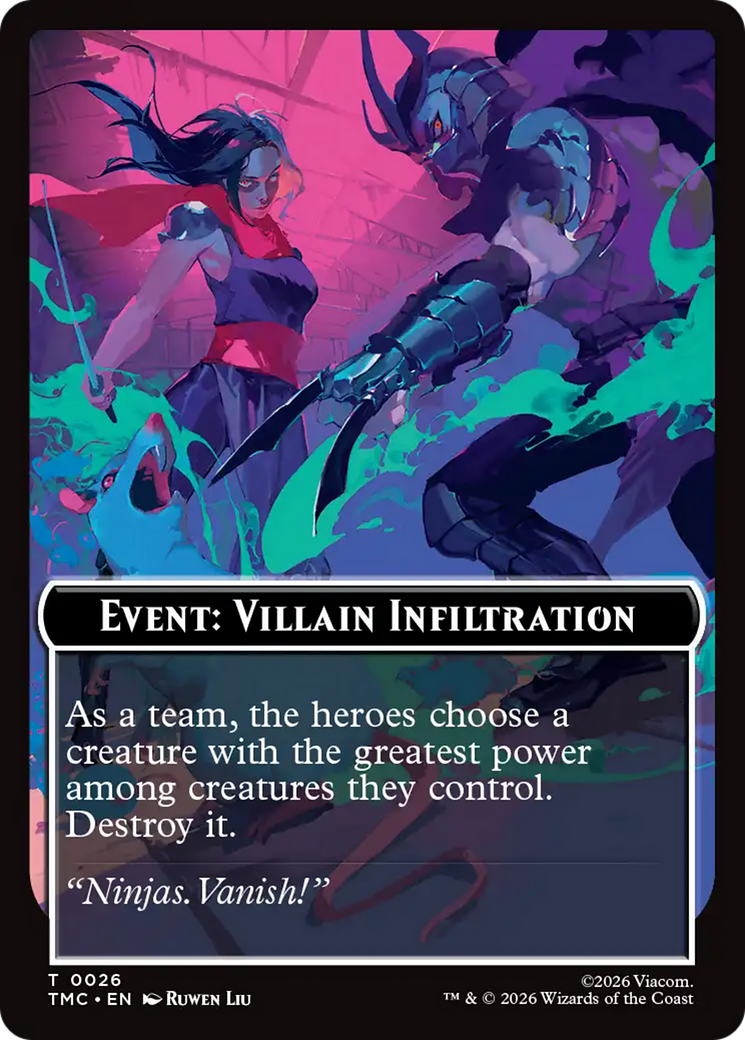 Event: Villain Infiltration [Teenage Mutant Ninja Turtles Commander Tokens] | Exor Games Dartmouth