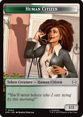 Copy // Human Citizen Double-Sided Token [Marvel's Spider-Man Tokens] | Exor Games Dartmouth