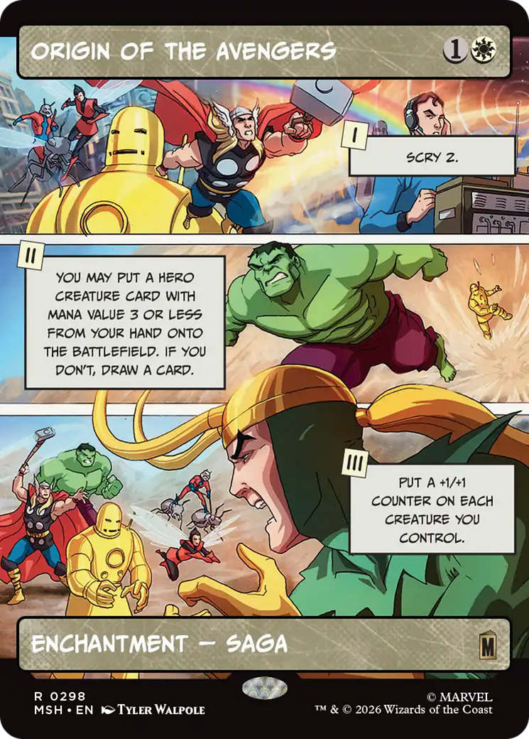 Origin of the Avengers (Borderless) [Marvel Super Heroes] | Exor Games Dartmouth