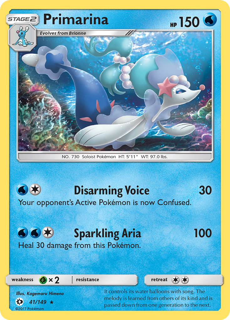 Primarina (41/149) [Sun & Moon: Base Set] | Exor Games Dartmouth
