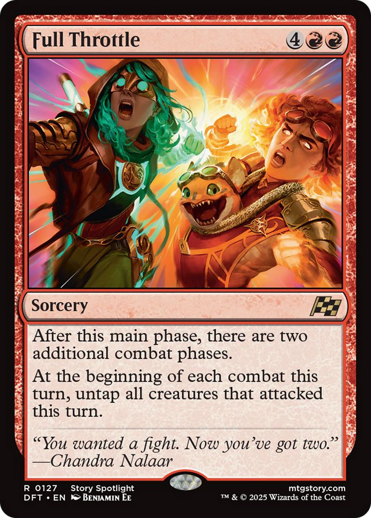 Full Throttle [Aetherdrift] | Exor Games Dartmouth