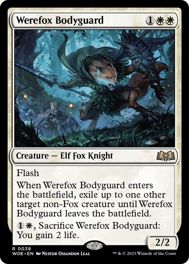 Werefox Bodyguard [Wilds of Eldraine] | Exor Games Dartmouth