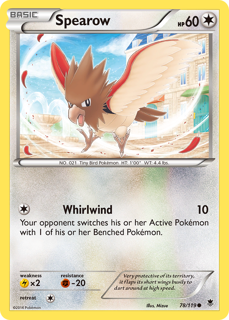 Spearow (78/119) [XY: Phantom Forces] | Exor Games Dartmouth