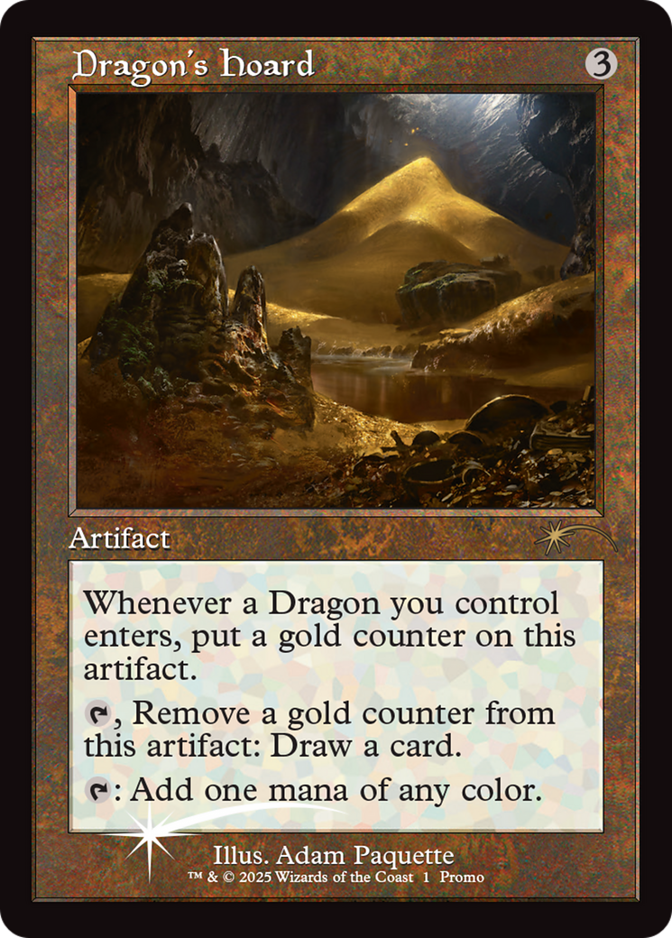 Dragon's Hoard (Retro Frame) [Wizards Play Network 2025] | Exor Games Dartmouth