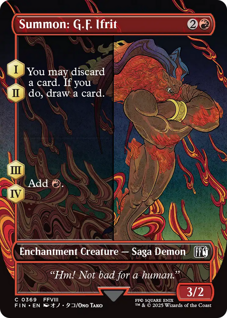 Summon: G.F. Ifrit (Borderless) [FINAL FANTASY] | Exor Games Dartmouth