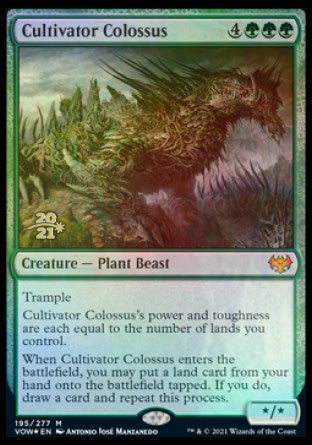 Cultivator Colossus [Innistrad: Crimson Vow Prerelease Promos] | Exor Games Dartmouth