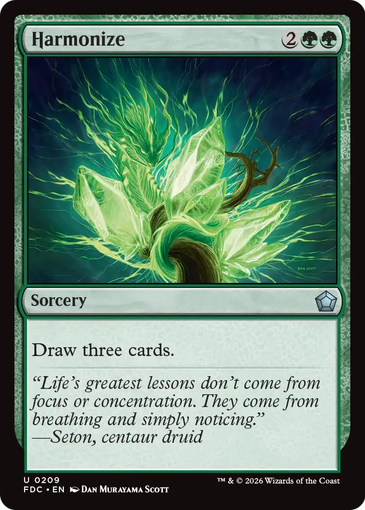 Harmonize [Foundations Commander] | Exor Games Dartmouth