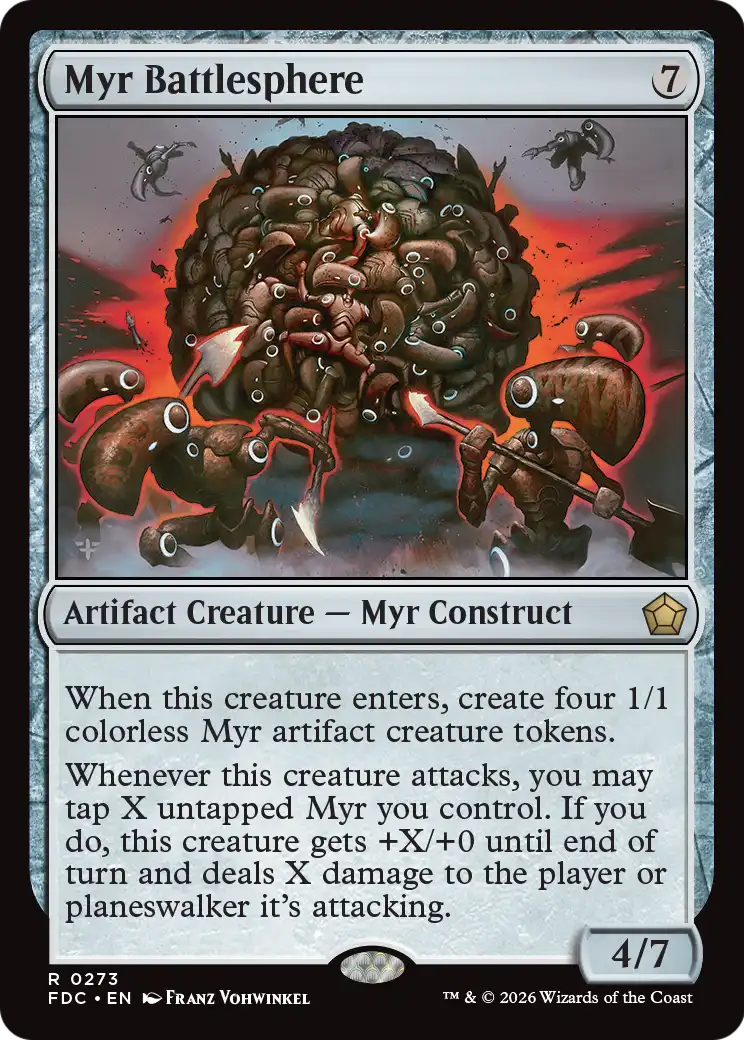 Myr Battlesphere [Foundations Commander] | Exor Games Dartmouth