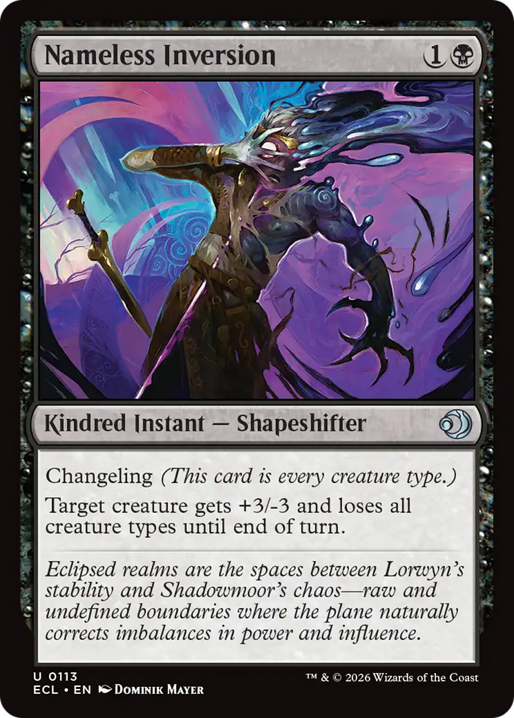 Nameless Inversion [Lorwyn Eclipsed] | Exor Games Dartmouth