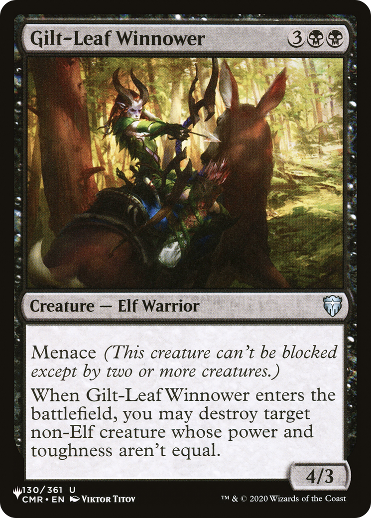 Gilt-Leaf Winnower [The List] | Exor Games Dartmouth