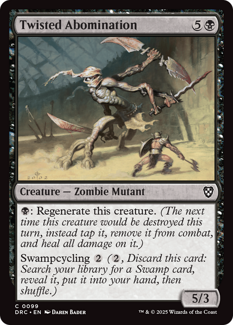 Twisted Abomination [Aetherdrift Commander] | Exor Games Dartmouth