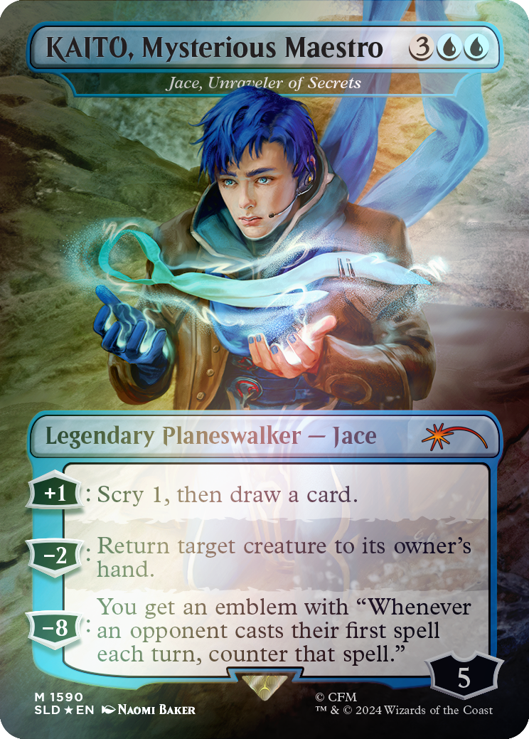 KAITO, Mysterious Maestro - Jace, Unraveler of Secrets (Rainbow Foil) [Secret Lair Drop Series] | Exor Games Dartmouth