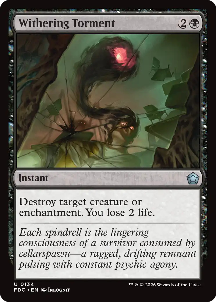 Withering Torment [Foundations Commander] | Exor Games Dartmouth