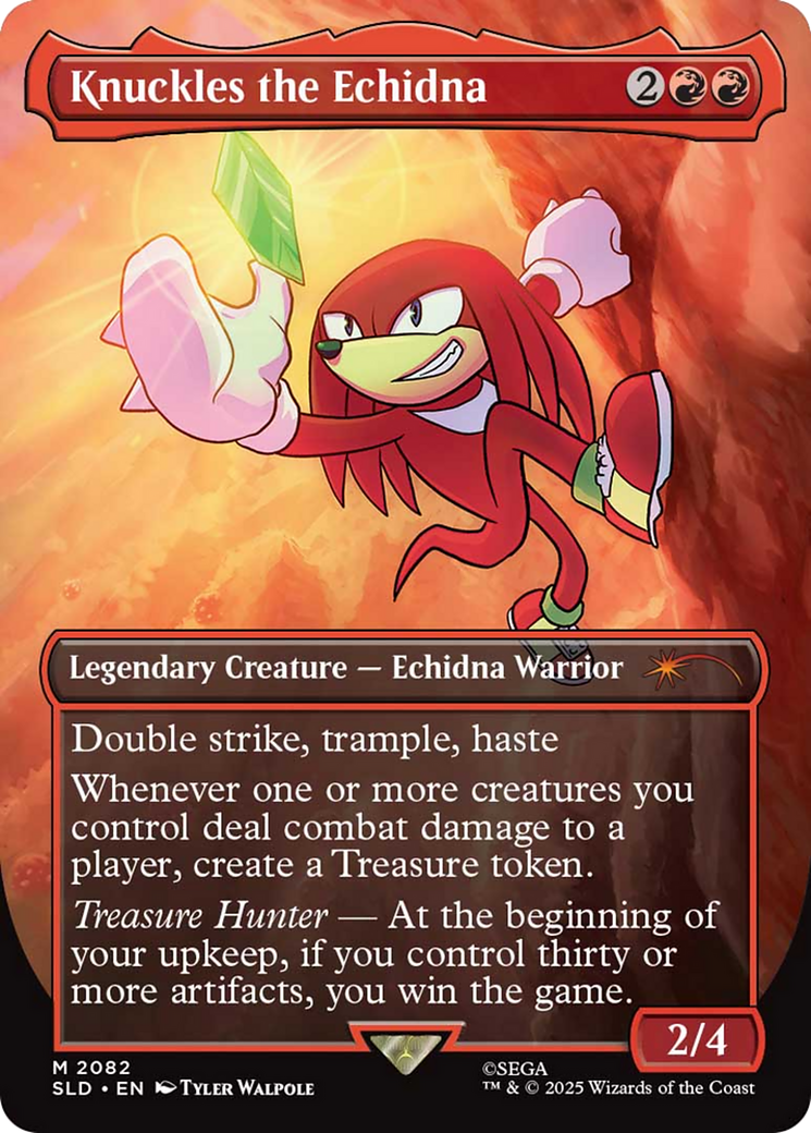 Knuckles the Echidna (Rainbow Foil) [Secret Lair Drop Series] | Exor Games Dartmouth