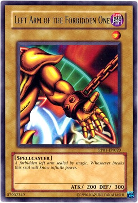 Left Arm of the Forbidden One [RP01-EN020] Rare | Exor Games Dartmouth