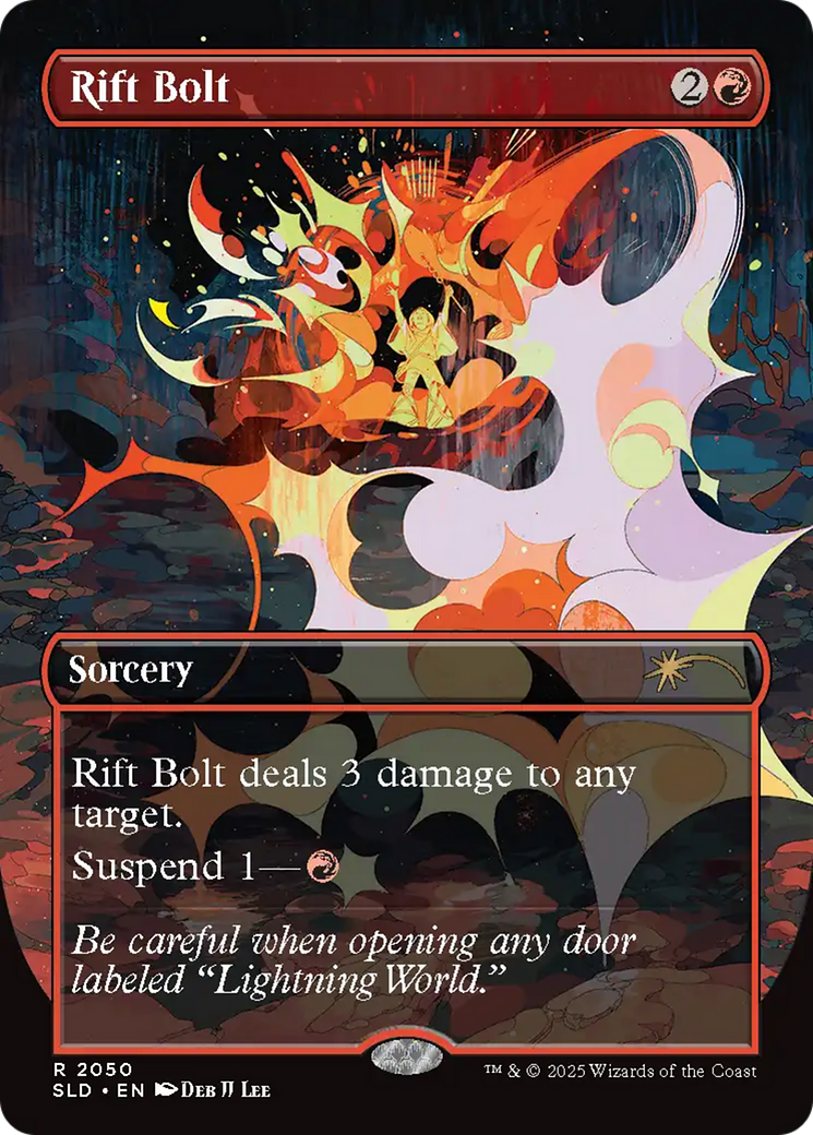 Rift Bolt (2050) (Rainbow Foil) [Secret Lair Drop Series] | Exor Games Dartmouth