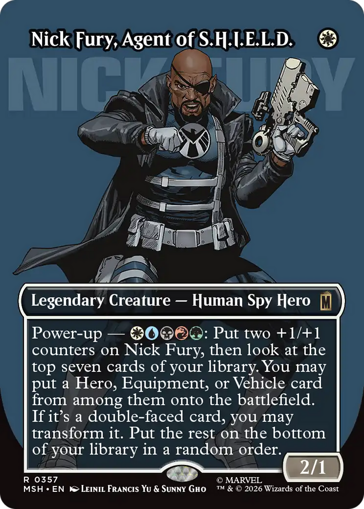 Nick Fury, Agent of S.H.I.E.L.D. (Borderless) (0357) [Marvel Super Heroes] | Exor Games Dartmouth