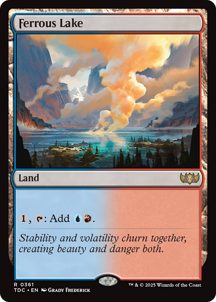 Ferrous Lake [Tarkir: Dragonstorm Commander] | Exor Games Dartmouth