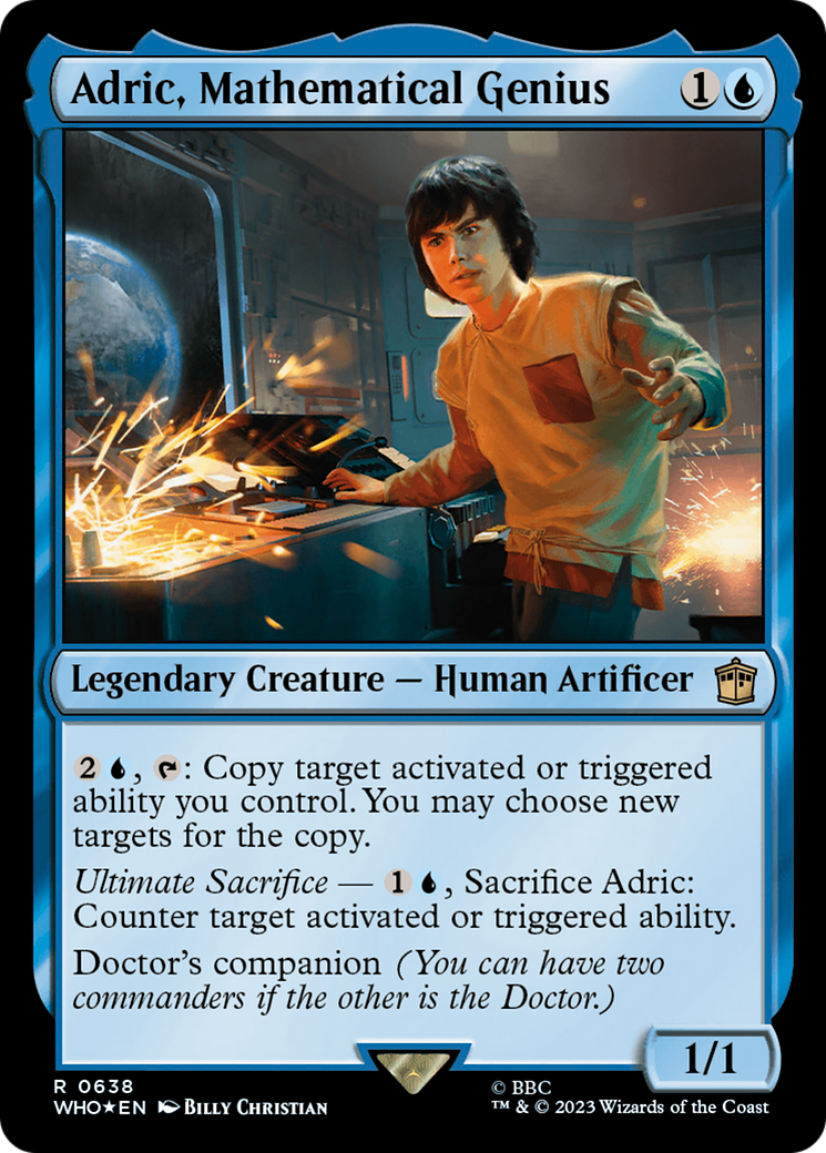 Adric, Mathematical Genius (Surge Foil) [Doctor Who] | Exor Games Dartmouth