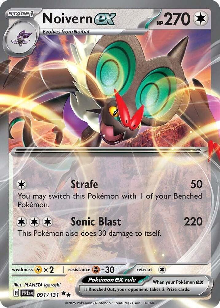 Noivern ex (091/131) [Scarlet & Violet: Prismatic Evolutions] | Exor Games Dartmouth