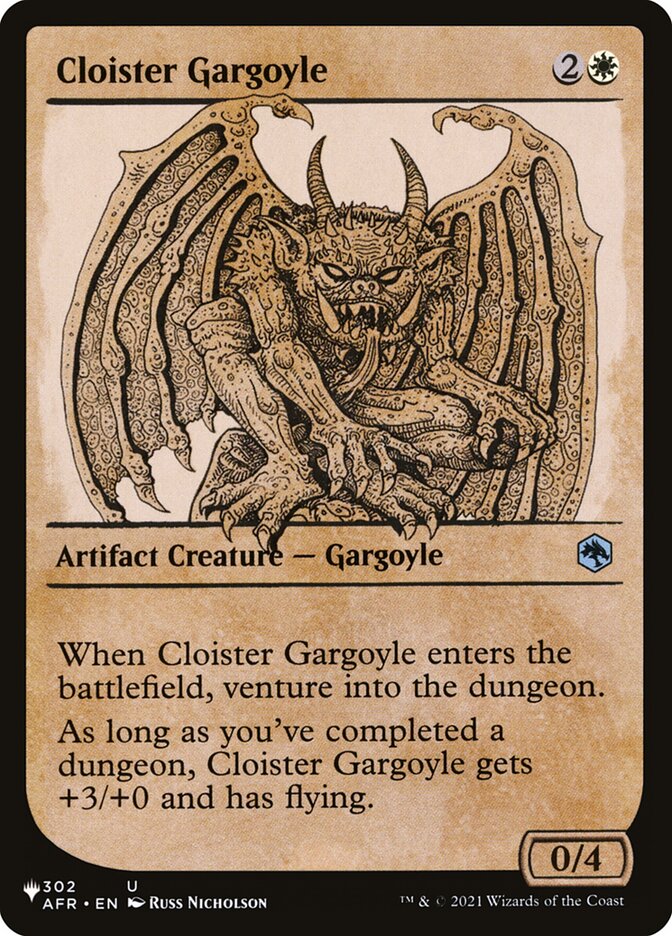 Cloister Gargoyle (Showcase) [The List] | Exor Games Dartmouth