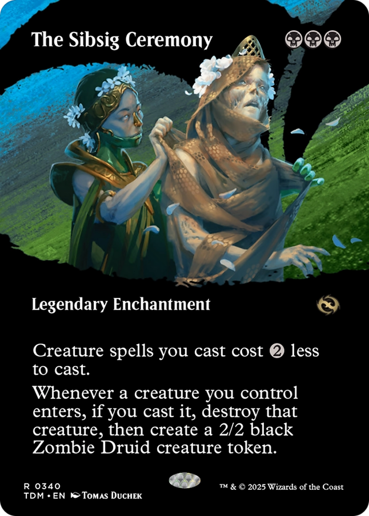 The Sibsig Ceremony (Borderless) [Tarkir: Dragonstorm] | Exor Games Dartmouth