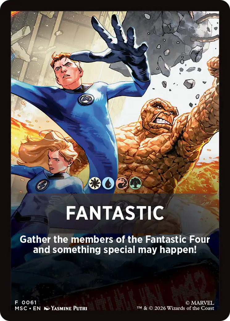 Fantastic Theme Card [Marvel Super Heroes Commander] | Exor Games Dartmouth