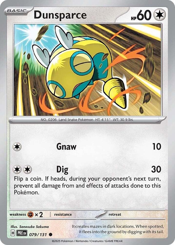 Dunsparce (079/131) [Scarlet & Violet: Prismatic Evolutions] | Exor Games Dartmouth