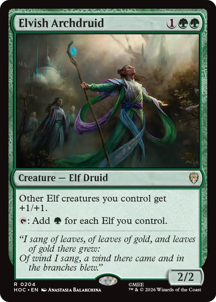 Elvish Archdruid [The Hobbit: Eternal-Legal] | Exor Games Dartmouth