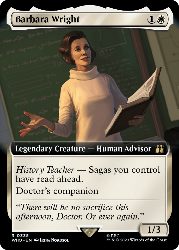 Barbara Wright (Extended Art) [Doctor Who] | Exor Games Dartmouth